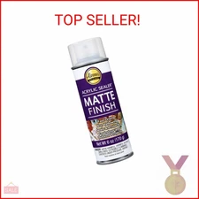 Aleene's Spray Finish 6oz Acrylic Sealer, 6 Ounce (Pack of 1), Clear-Matte