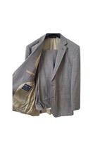 Brooks Brothers 1818 Milano Wool Men s Suit UK-US 38 Pants 30/31 Beige