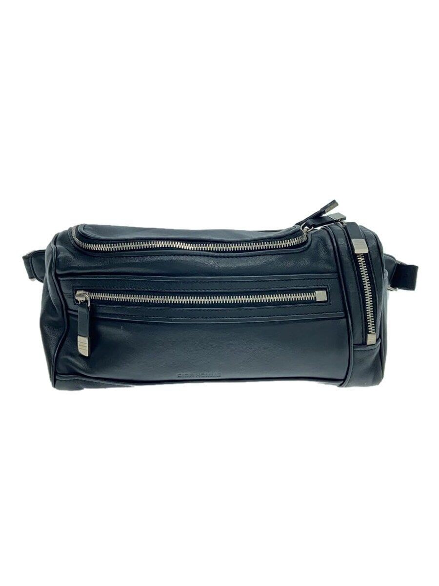 Dior homme レザーショルダーバッグ 黒 Dior HOMME shoulder bag leather Black Used | eBay