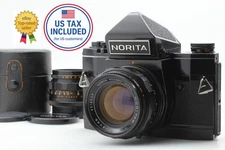 ALL CLA'd [N.MINT] NORITA 66 Medium Format Film Camera + 80mm + 55mm From JAPAN