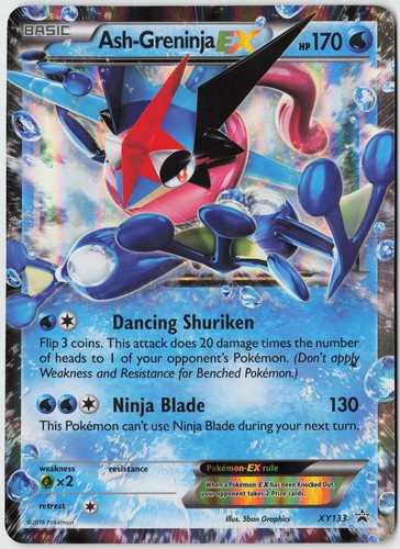 [JUMBO] Ash-Greninja EX (XY Black Star Promos) Promo Jumbo Cards XY133 NM