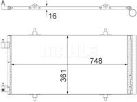 Mahle Kondensator Klimaanlage Klimakondensator KlimaküHler Behr Ac 465 000S