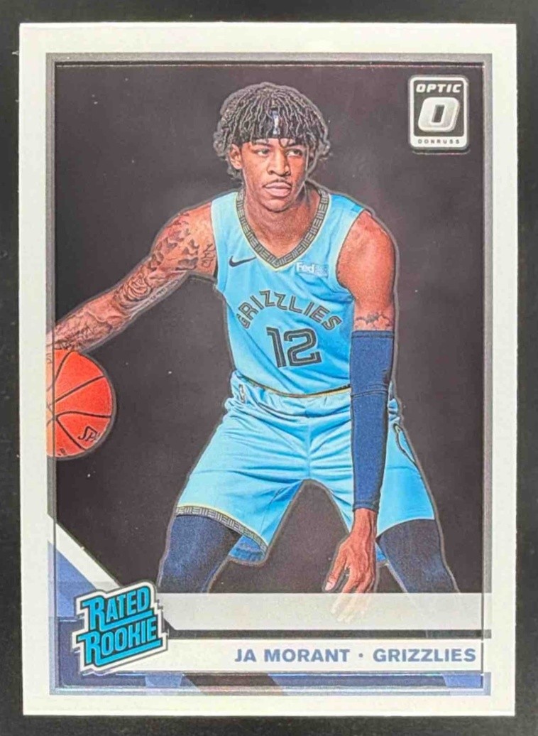 2019-20 Panini Basketball Donruss Optic Ja Morant #168 RC Memphis Grizzlies