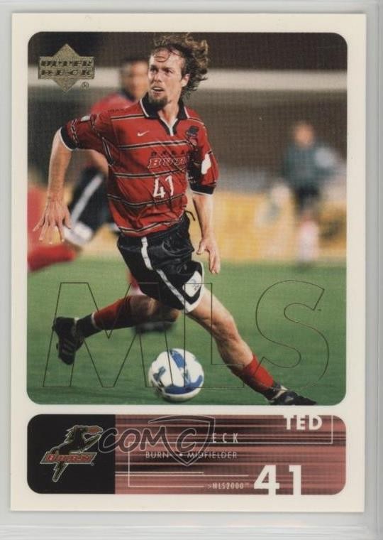 2000 Upper Deck MLS Ted Eck #20 Rookie RC 05v0