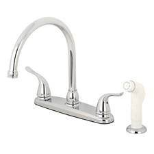 Kingston Brass KB79.YL Yosemite 1.8 GPM Standard Kitchen Faucet - - Chrome