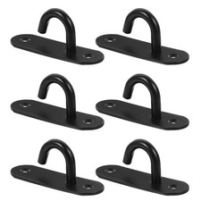 6 Pcs Battle Ropes for Home Gym Anchor Hooks Wall Resistance Band Anchors Mount