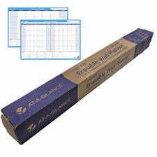AT-A-Glance Undated Reversible Erasable Wall Planner 48 32 Marker