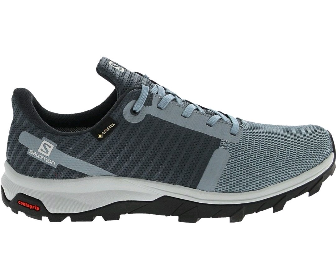 SALOMON Scarpe da ginnastica Solomon Gore Tex impermeabili da passeggio escursionismo donna taglia 8 vedi foto