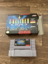 X-Kaliber 2097 (Super Nintendo  SNES) Game And Box No Manual Tested