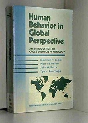 Human Behavior in Global - Paperback, by Segall Marshall H. - Very Good