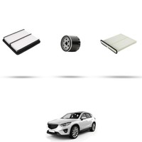 Hoffcar Wartungsset - 3 Filter Kompatibel Mit Mazda CX-5 (Ke) 2.0 Skyactiv-G