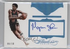 2015-16 Panini Flawless Super Signatures Sapphire 6/10 Marques Johnson Auto 3d3
