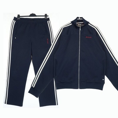 Adidas Adi Dassler Navy Blue Full Track Suit Men's L