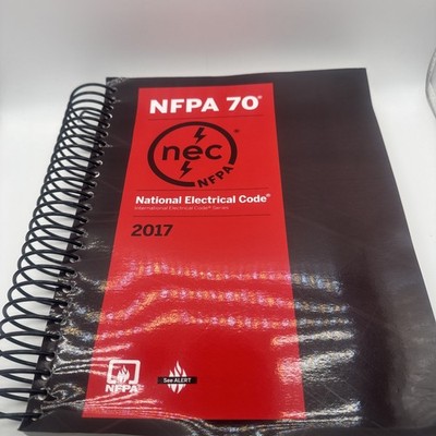 NFPA 70 National Electrical Code NEC 2017 Edition Spiral Paperback + bbi tabs