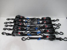 10-Pack Self Auto Retractable Retracting Ratchet Strap 1650lb Heavy-Duty