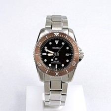 Seiko Prospex Sea Mens Solar Brown Dial Diver...