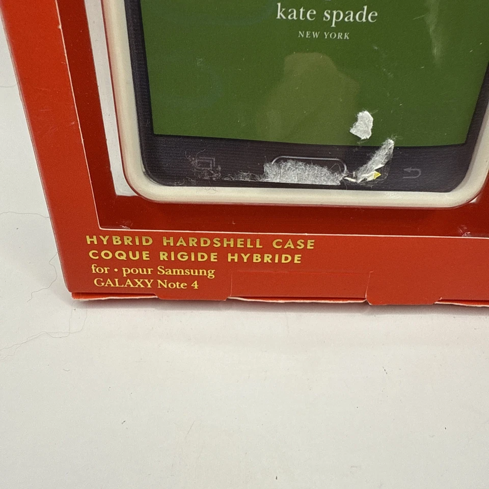 NUEVA Funda Rígida Kate Spade NY Samsung Galaxy Note 5 - RAYAS DIAGONALES DORADAS Foto 3 de 4