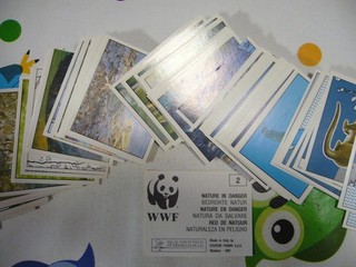 Panini WWF Endangered Nature Choose 8 Stickers Nature in Danger