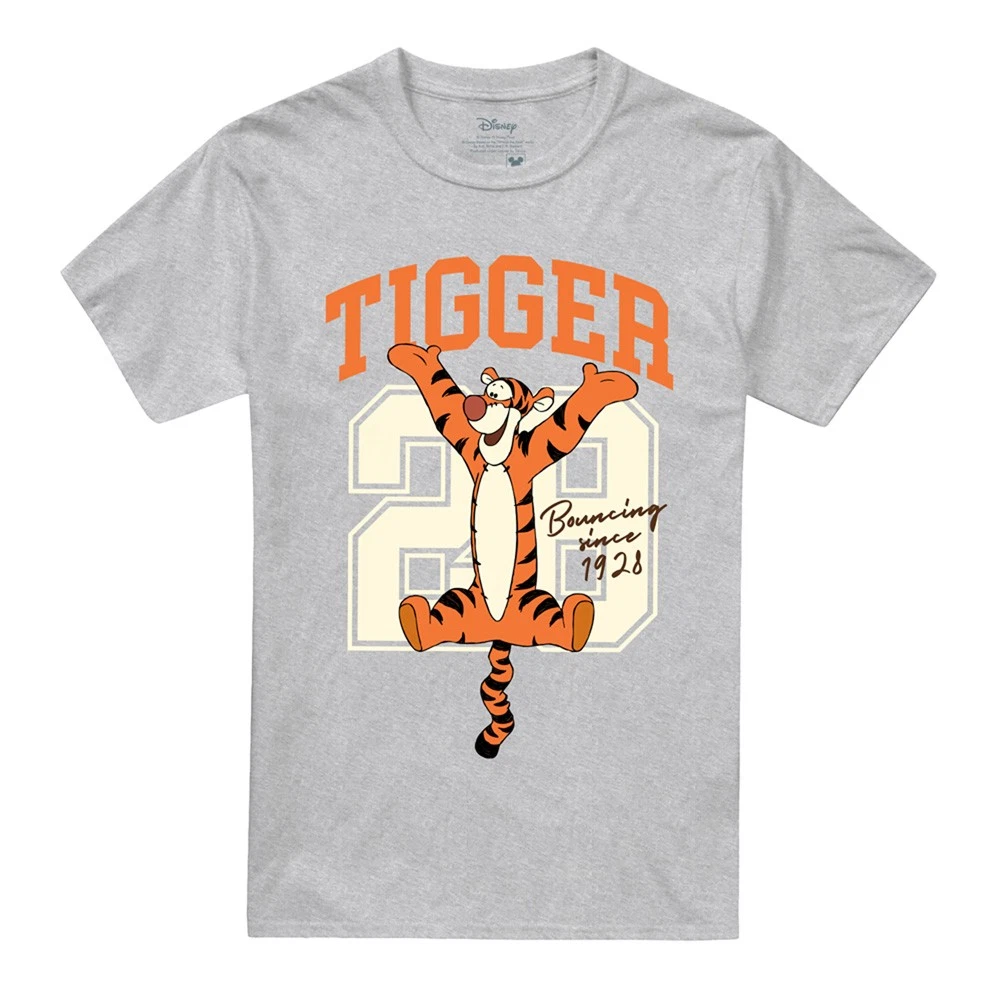 Disney Winnie The Pooh Tigger Collegic 1928 T-Shirt S-5XL, Athletic Heather