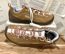 Free People Keen Jasper Sneaker Suede Hiking Chipmunk /Birch Gold Tan 40/9.5 NEW