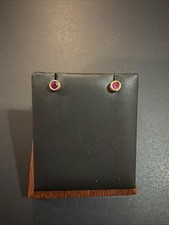 14k Yellow Gold Ruby Stud Earrings