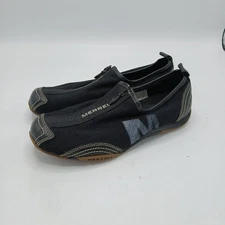 Merrell Barrado Athletic Shoes Women's US Size 8.5 Black Mesh Zip Up Slip On