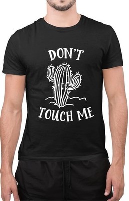 Lustiges T-Shirt Don't Touch Me Anti Social Introvertiert Sarkastisch