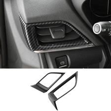 Carbon Fiber Instrument L&R Air Outlet Vents Frame For Cadillac CT4 2020-2023