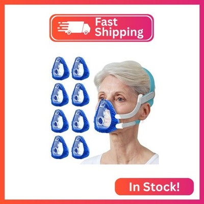 NATAKU 8 Pack Medium Mask Liners Compatible with Full Face Mask, Soft and Leak-F