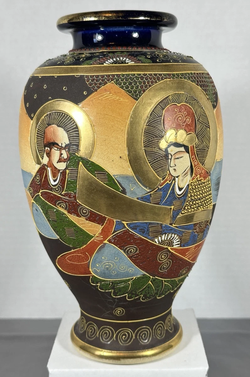 陶瓷日本古董花瓶| eBay