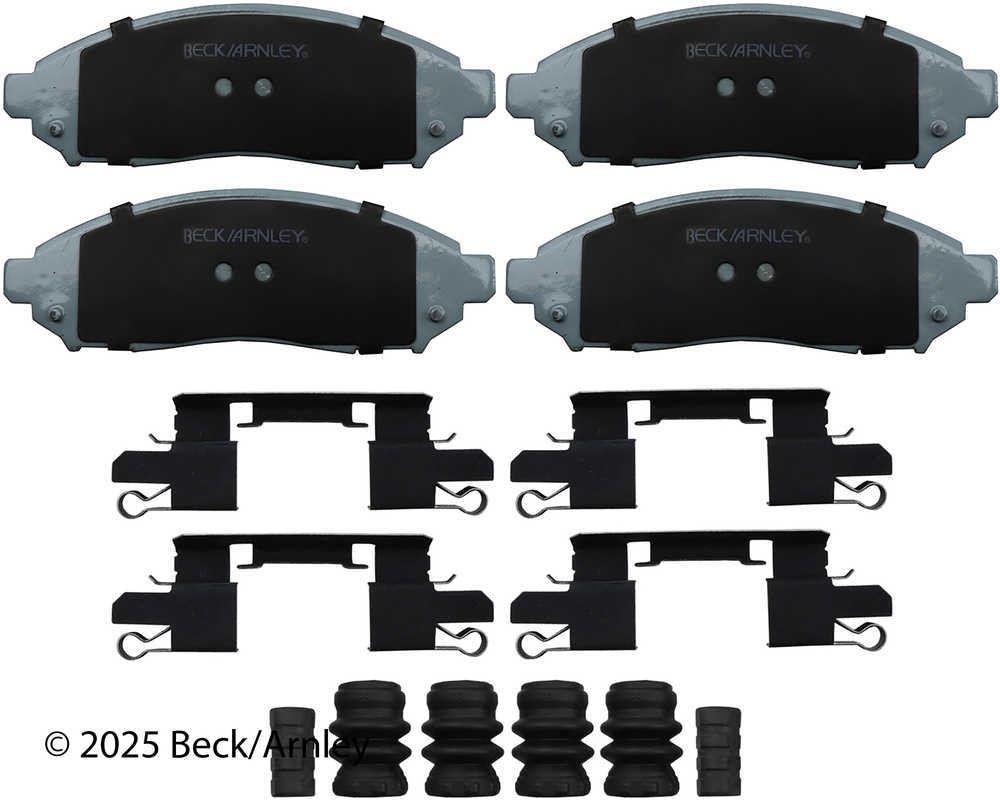 Disc Brake Pad Set Beck/Arnley 085-7057 fits 16-22 Nissan Frontier