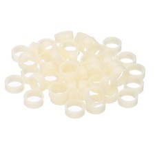 Round Spacer Washer Set, 50 Pcs 10.5mm ID, 13mm OD, 5mm Length for M10 Screws