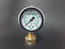 Watflow 2" Glycerin Filled Stainless Steel Water Pressure gauge 200 PSI