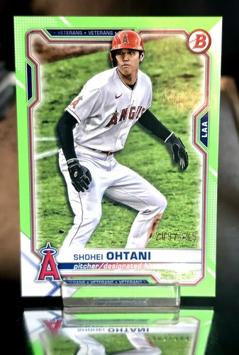 2021 Bowman #85 Shohei Ohtani Neon Green  #/399