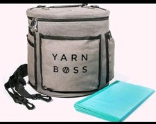 Yarn Boss Organizzatore Portatile all'uncinetto Filato Forniture per maglieria Grigio NUOVO 