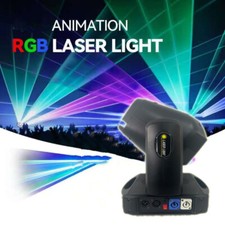 5W Moving Head RGB Laser Light Animation LED Stage Light Beam Spot For wedding