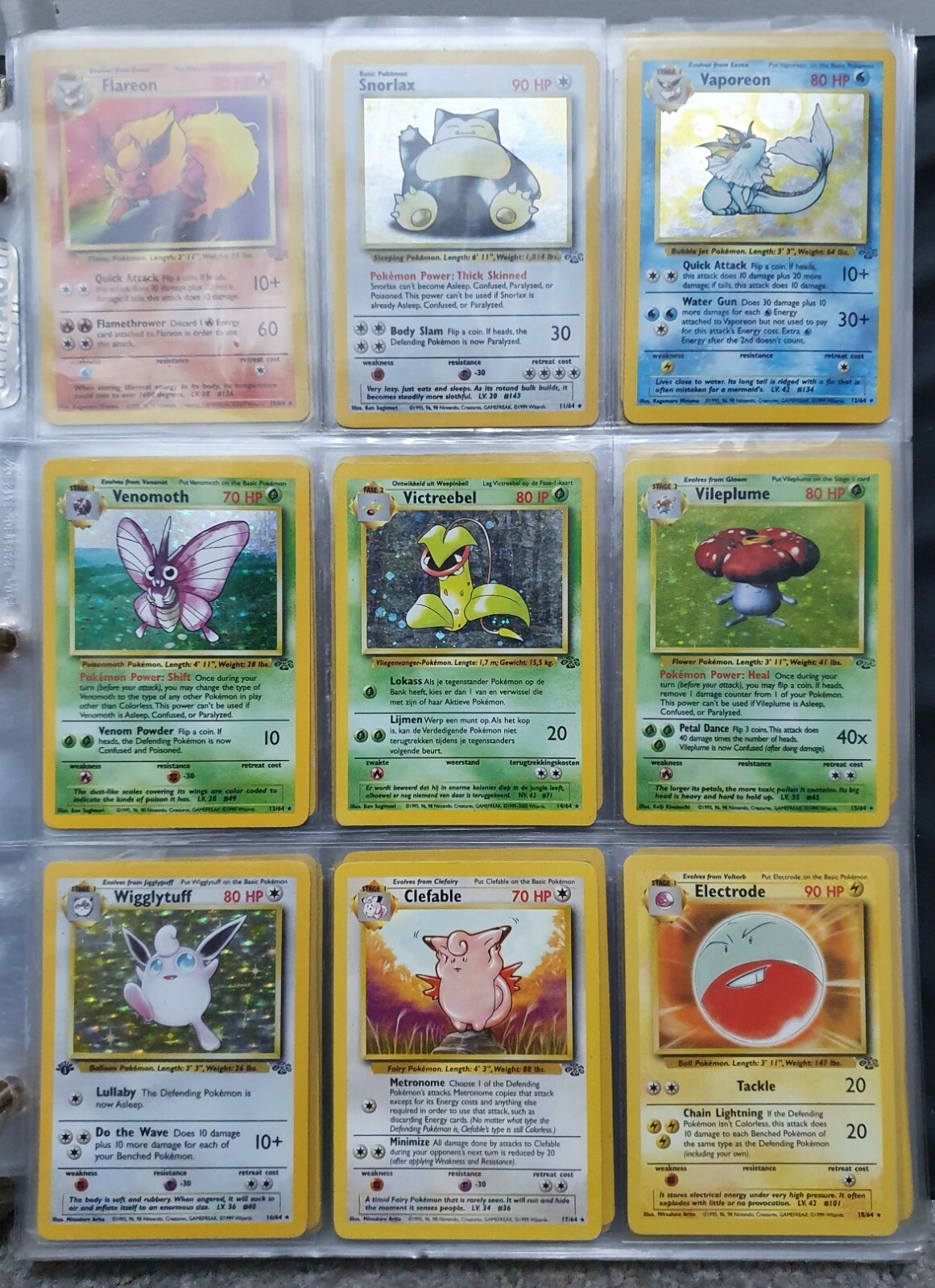Jungle Set Pokémon Cards Pick From The List eBay