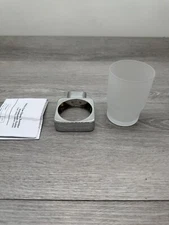 ICO Bath V4553 Volkano Flow Series Wall Mounted Tumbler and Holder - Chrome