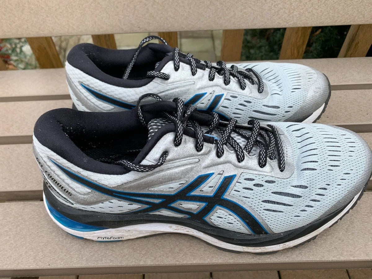 Asic s Gel Cumulus 20 Men s Running Sneakers Grey Blue Black Size 9