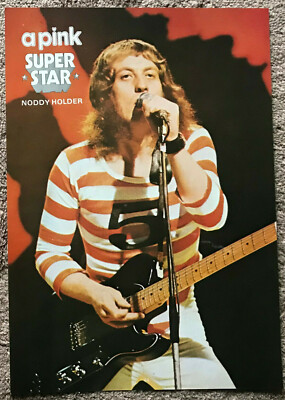 NODDY HOLDER - 1974 full page UK magazine annual poster SLADE
