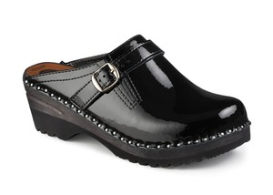 Black Bastad 35 Donatello Femme 43 Troentorp Suédois Sabots Taille Patent qBRwSXwg