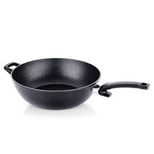 Fissler Adamant Padella wok in alluminio 6 L, 32 cm, con rivestimento, sigillatu