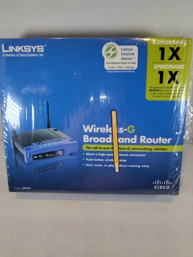 Linksys WRT54G V8 Wireless G 2.4 Ghz Broadband 4 Port Switch 802.11g Router NEW