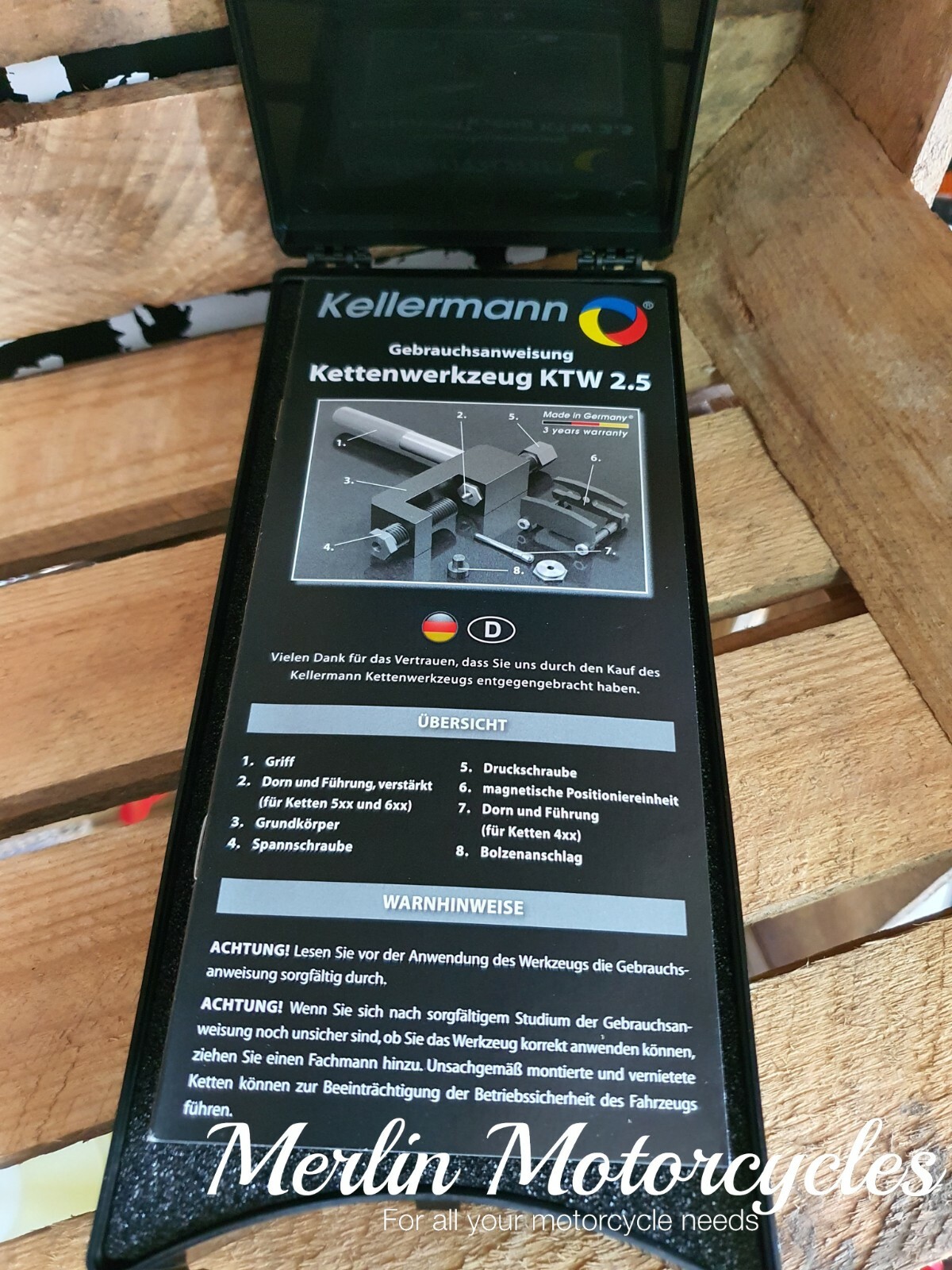 Kellermann KTW 2.5 Professional Chain Breaker / Riveter / Splitter Tool