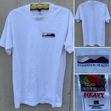 vintage Foundation Health t-shirt made in USA single stitch size L