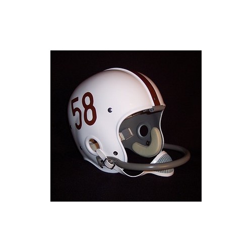 60s vintage FootballT USA製 TEXAS LONGHORNS 1958-1960 Vintage Riddell RK Suspension Football