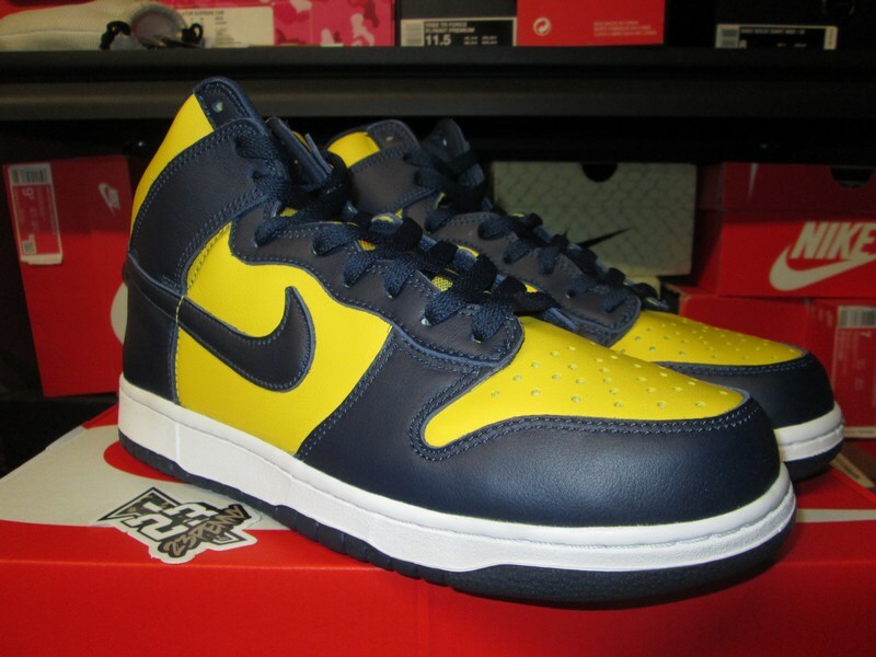 NEW NIKE DUNK HIGH SP CZ8149 700 MICHIGAN VARSITY MAIZE NAVY