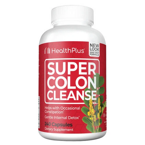 Super Colon Cleanse 240 Caps By Health Plus