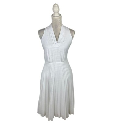 fit and flare midi dress white 252E5147 main image 1