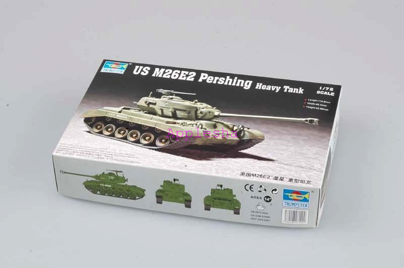 Trumpeter Modellbausatz US M26E2 Pershing Heavy Tank – Detailliert, Aus Kunststoff, Ab 14 Jahren